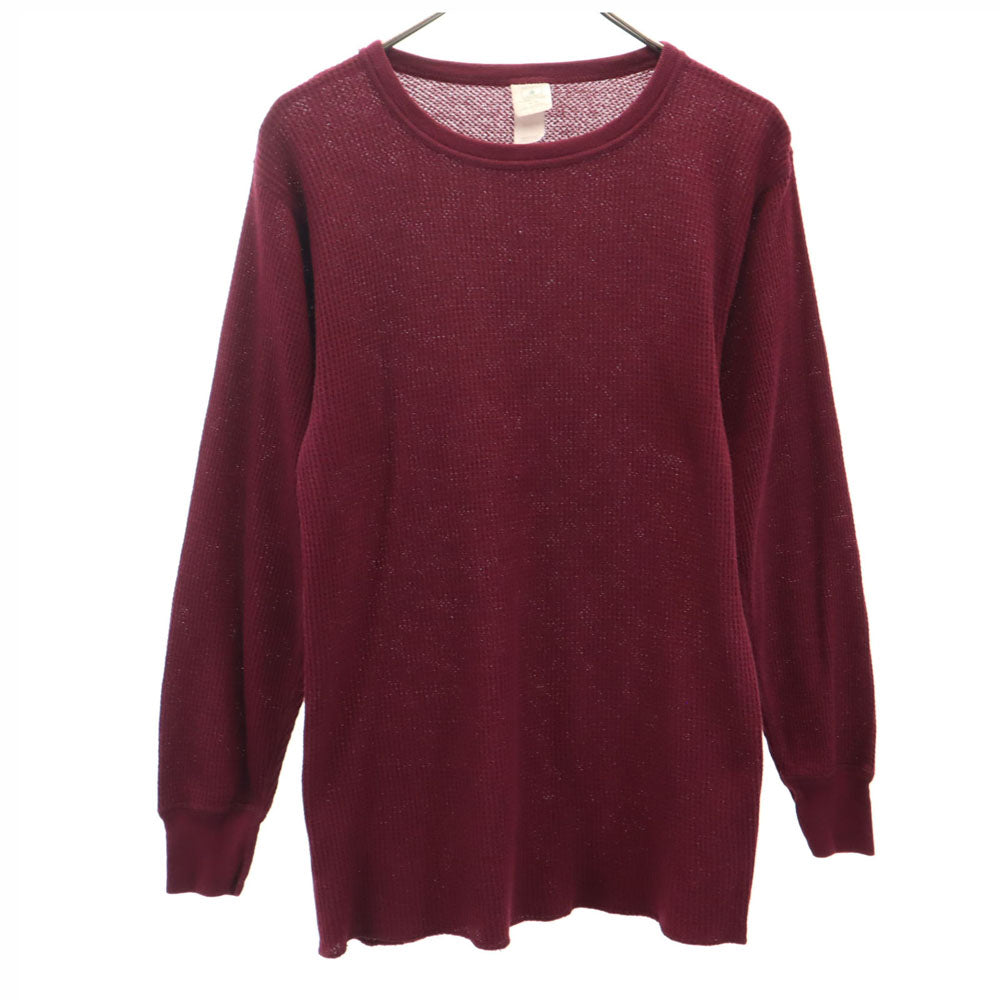 NORTHWEST TERRITORY ノースウエスト テリトリーズ 90s オールド 長袖 サーマル Tシャツ XL パープル ロンT メンズ