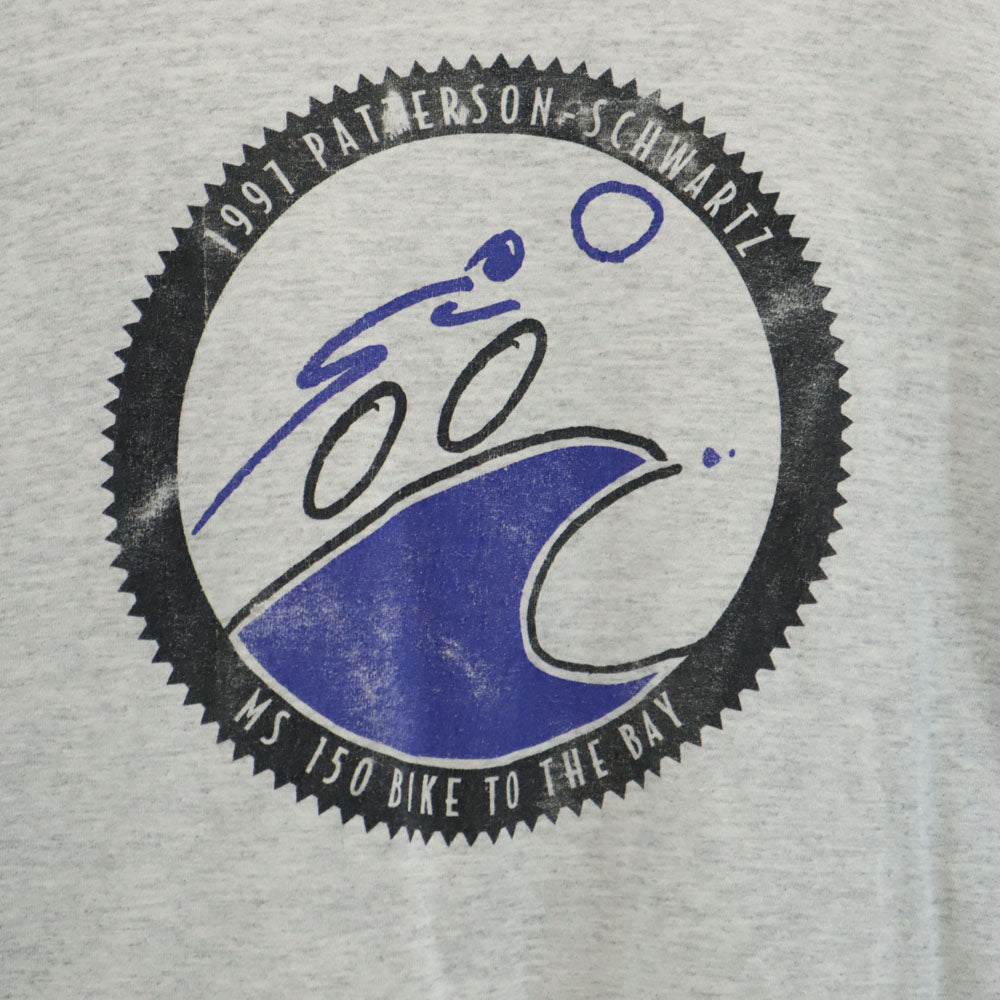 anvil アンヴィル 90s USA製 オールド 長袖 シングルステッチ Tシャツ XL ライトグレー ロンT メンズ