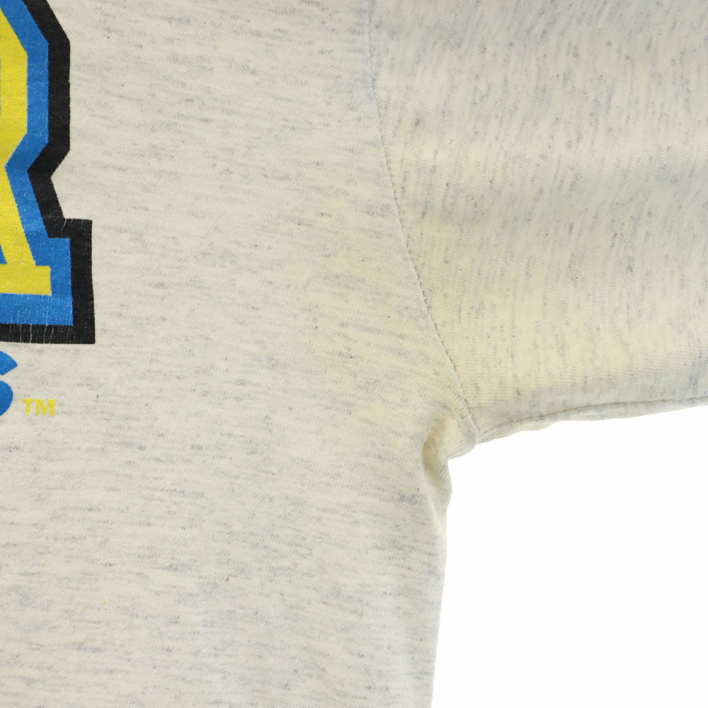 P.S.I. PRINTED SPORTWEAR INC 90s USA製 オールド 長袖 シングルステッチ Tシャツ L ライトグレー ロンT メンズ