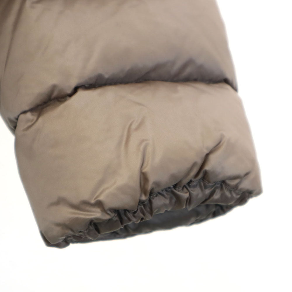 MONCLER モンクレール ハンガリー製 ダウンジャケット 0 グレージュ系 ミンクファー付き TEMPLEZ GIUBBOTTO レディース