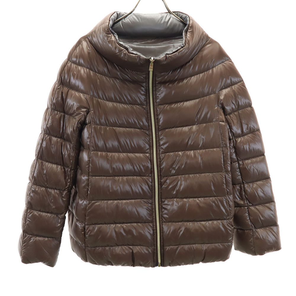 Herno ヘルノ リバーシブル ダウンジャケット 40 ブラウン レディース