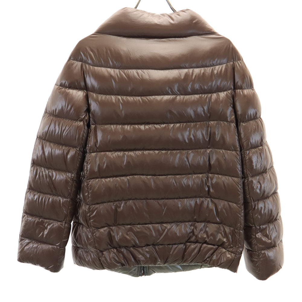 Herno ヘルノ リバーシブル ダウンジャケット 40 ブラウン レディース