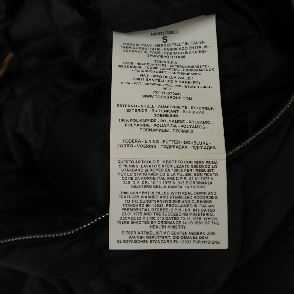 未使用 Fay フェイ イタリア製 ダウンジャケット S チャコールブラック メンズ