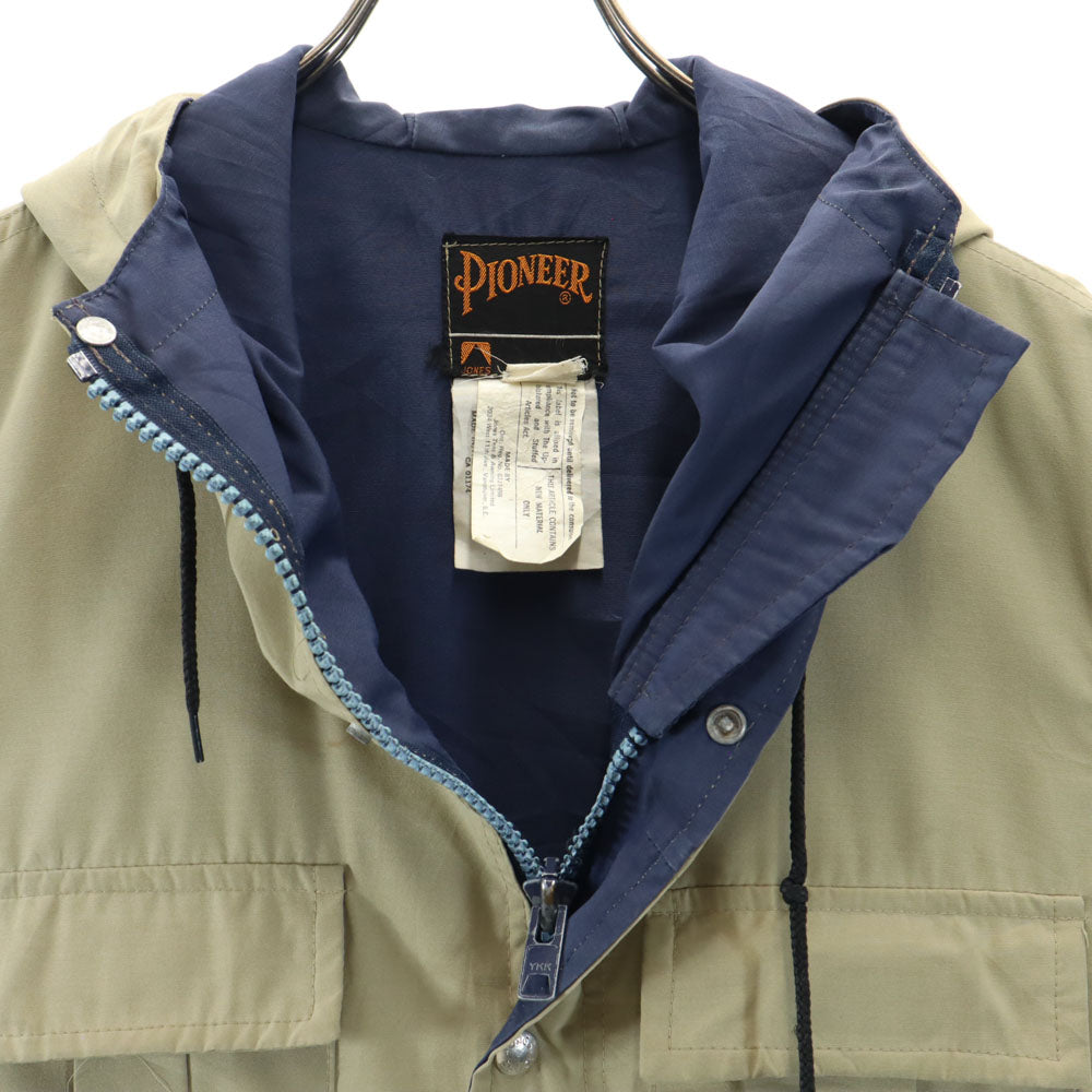 パイオニア 80s カナダ製 ヴィンテージ マウンテンパーカー ベージュ ジャケット メンズ