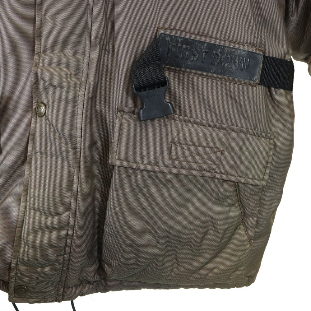 FIRSTDOWN ファーストダウン 90s オールド スノーボード ダウンジャケット L ブラウン系 スキー メンズ