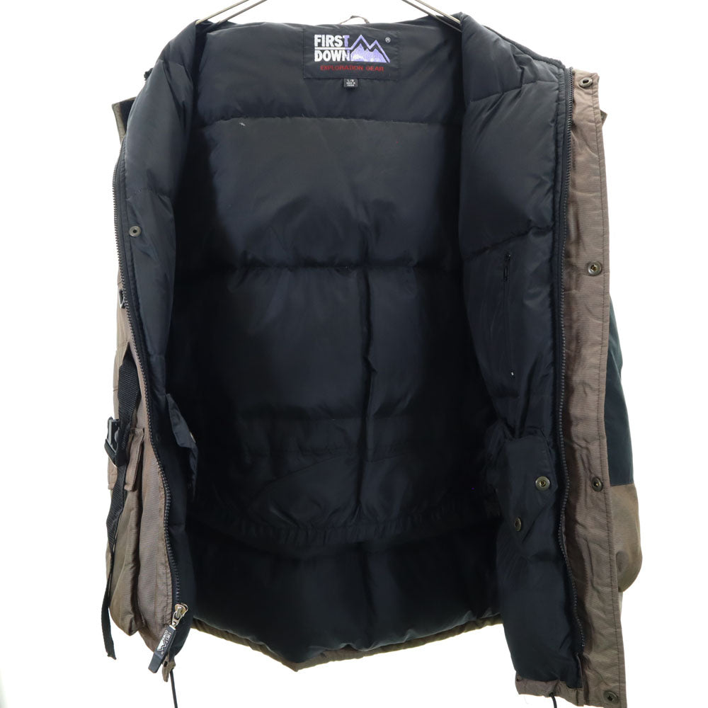 FIRSTDOWN ファーストダウン 90s オールド スノーボード ダウンジャケット L ブラウン系 スキー メンズ