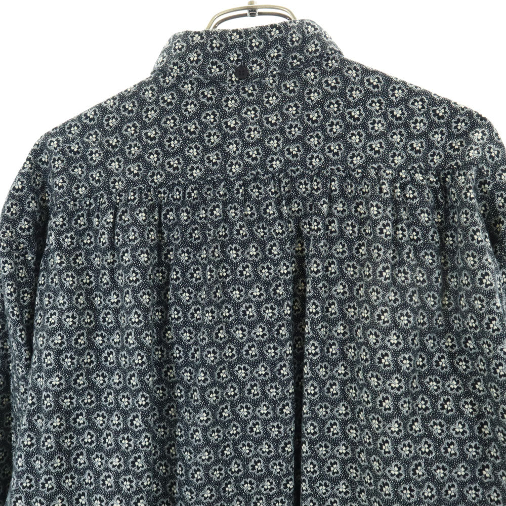 ギャップ 80s ヴィンテージ 総柄 長袖 シャツ L ブラック系 GAP メンズ