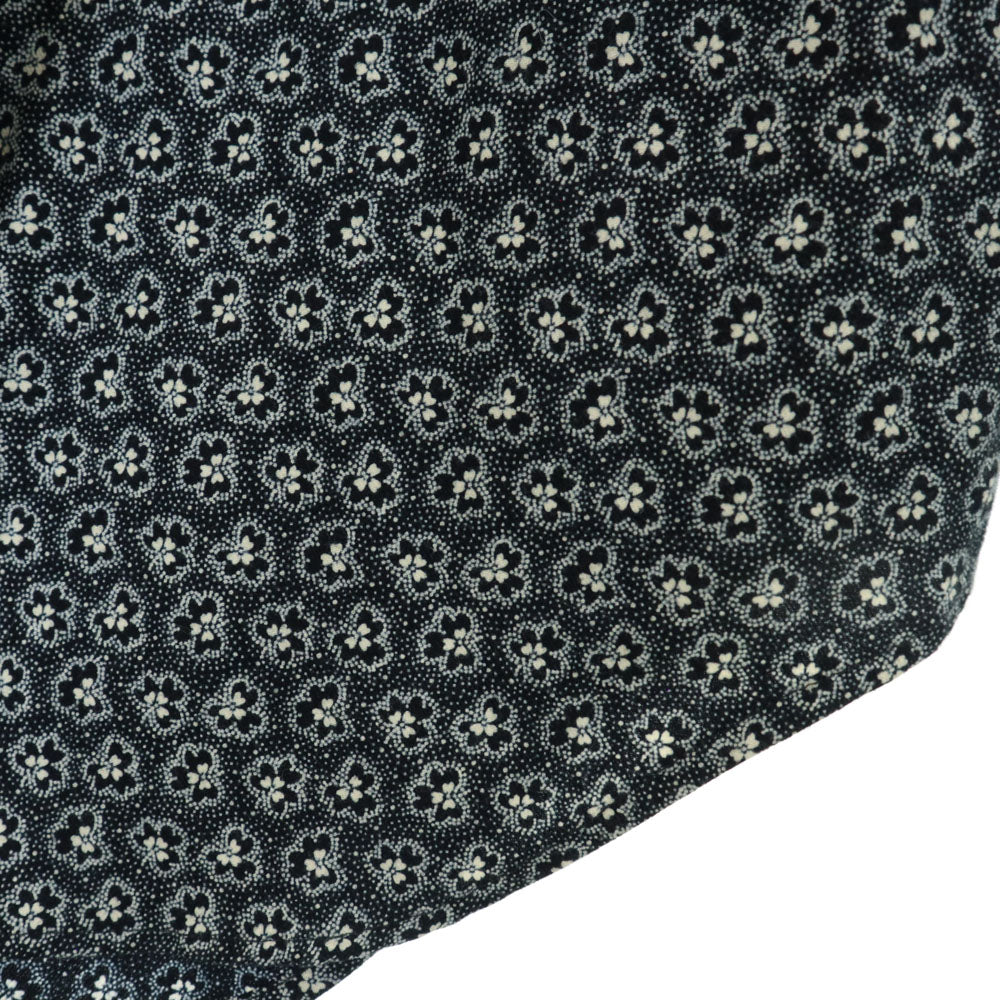 ギャップ 80s ヴィンテージ 総柄 長袖 シャツ L ブラック系 GAP メンズ