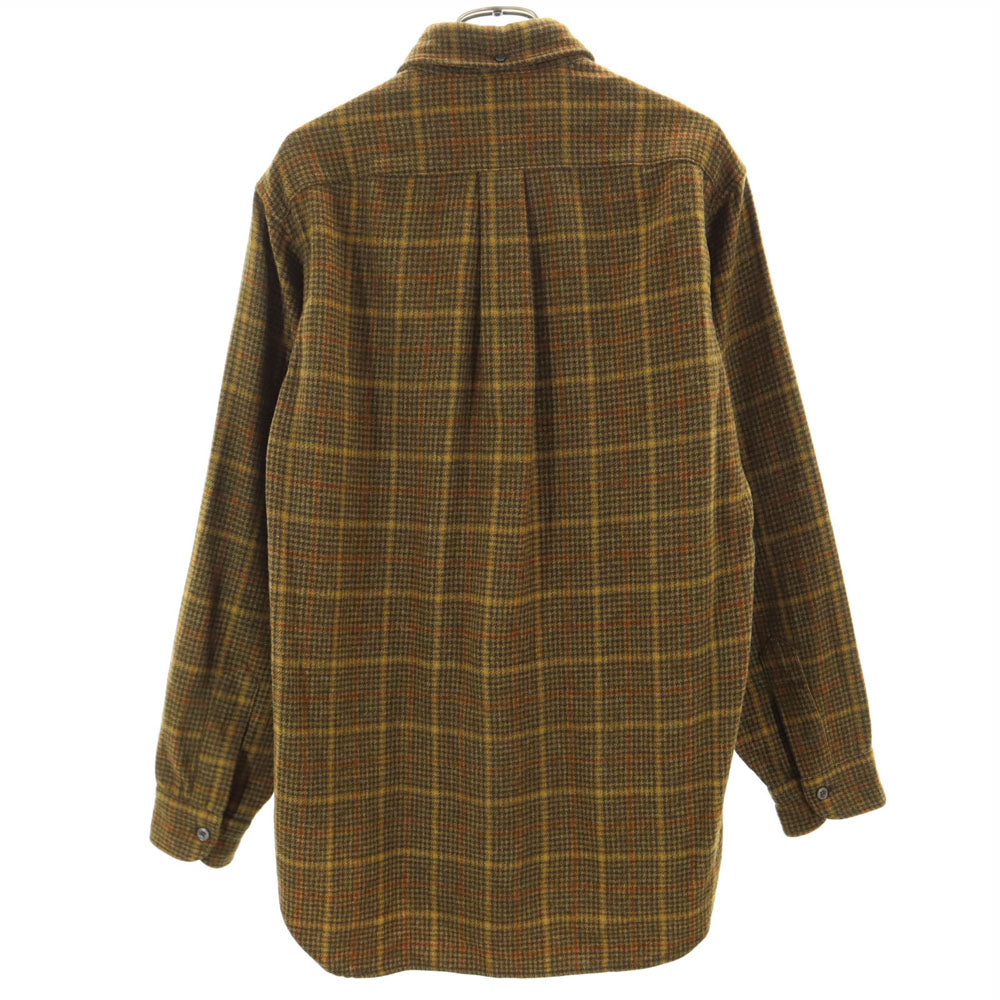 ペンドルトン 60s 70s ウール ヴィンテージ チェック 長袖 ボタンダウンシャツ M ブラウン系 PENDLETON メンズ