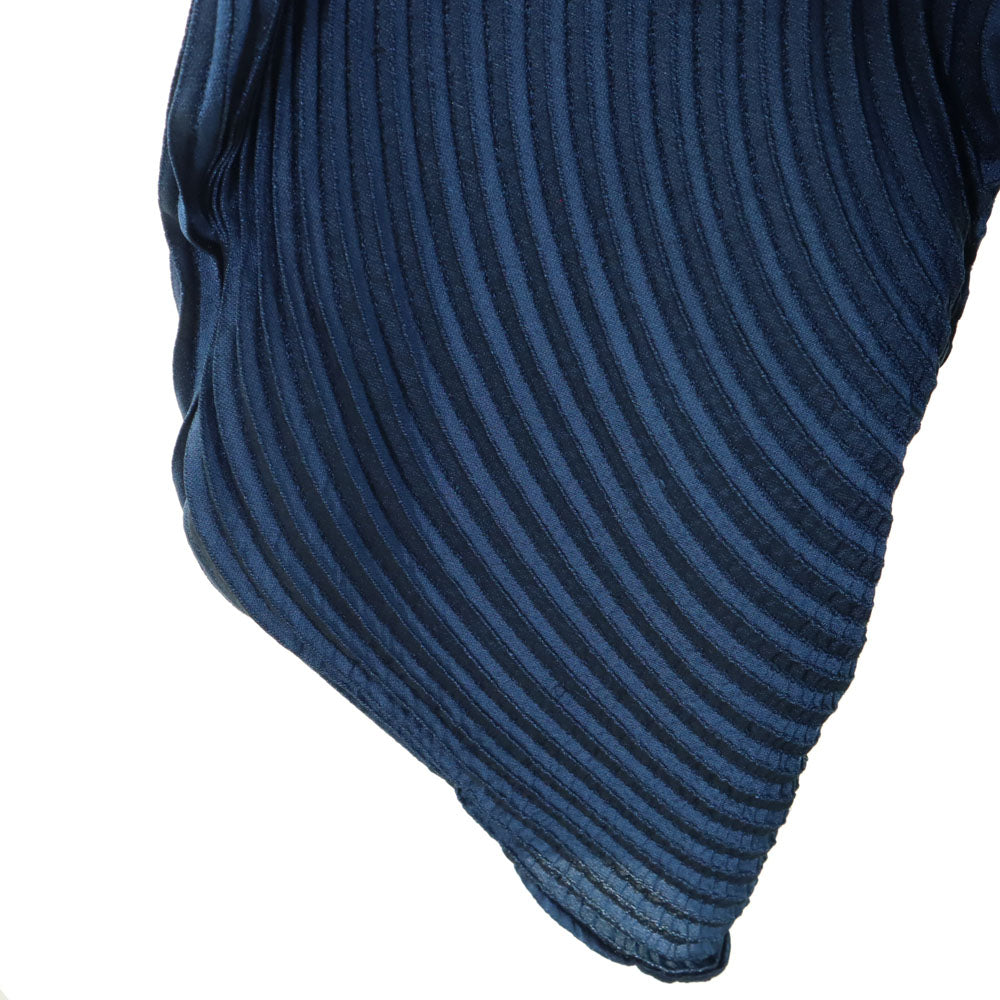ISSEY MIYAKE イッセイミヤケ 長袖 3Dスチームストレッチ 変形トップス カットソー 2 ネイビー レディース