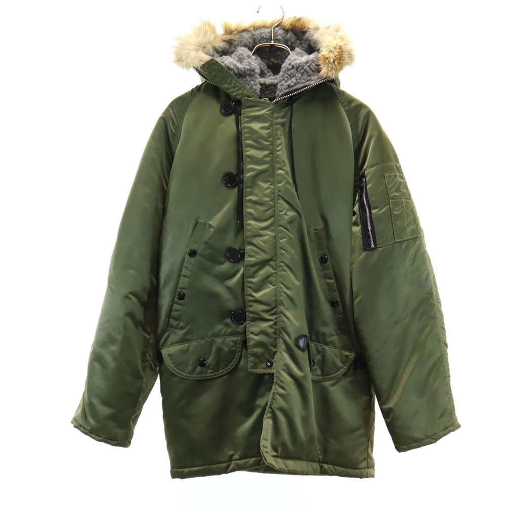 コリンズ USA製 N3B フライトジャケット S カーキ ミリタリー メンズ