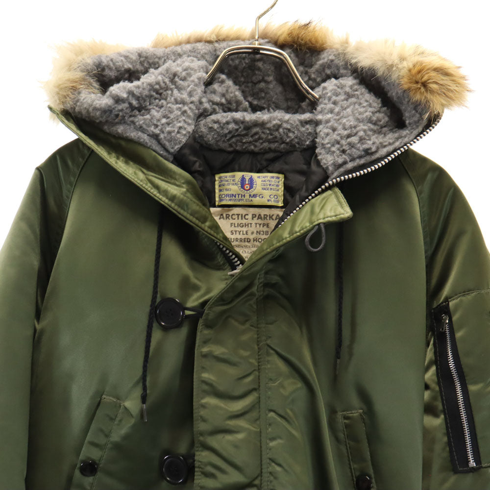 CORINTH MFG.CO. コリンズ USA製 N3B フライトジャケット S カーキ