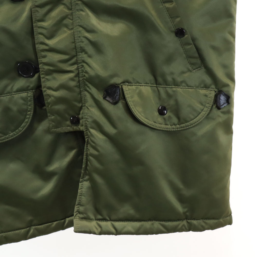 コリンズ USA製 N3B フライトジャケット S カーキ ミリタリー メンズ