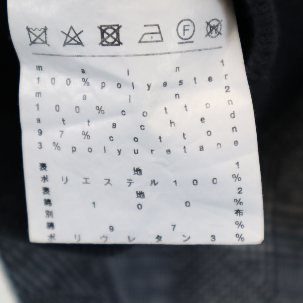 anseason アンシーズン 日本製 アンリアレイジ パッチワーク柄 長袖 フリース切替 パーカー 50 ブラック 他 レディース