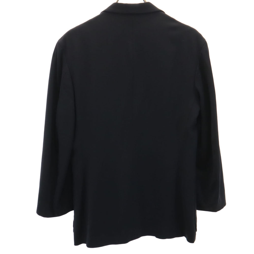 Y's ワイズ 80s 日本製 ヴィンテージ ダブル テーラードジャケット ブラック ブレザー レディース