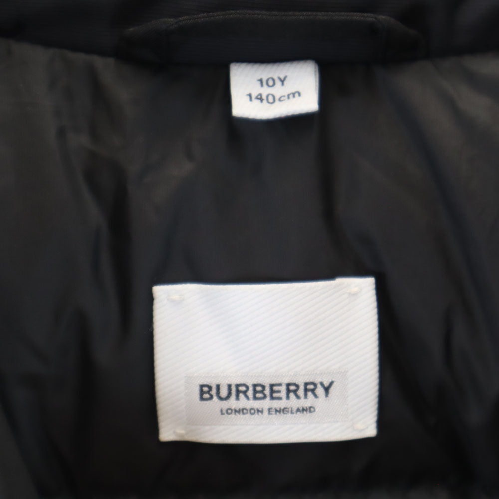 BURBERRY LONDON バーバリーロンドン ダウンコート 10Y チャコールブラック キッズ