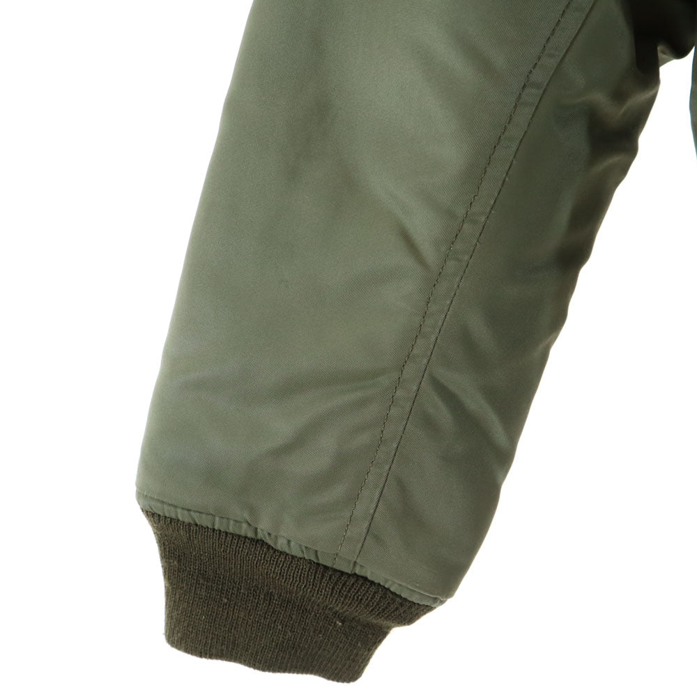 HYSTERIC MINI ヒステリックミニ バック ヒスミニ刺繍 MA-1 フライトジャケット オリーブ系 キッズ