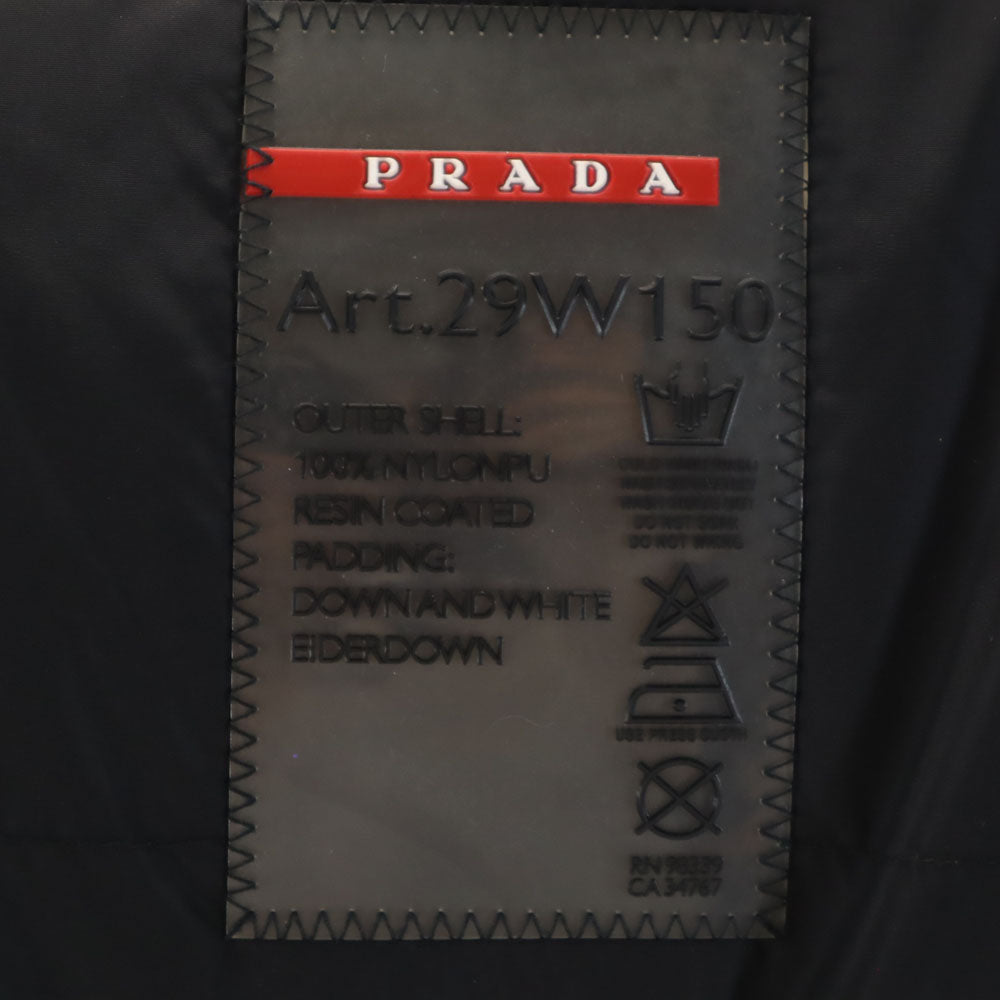 プラダスポーツ 29W150 ダウンジャケット 40 ブラック PRADA SPORTS