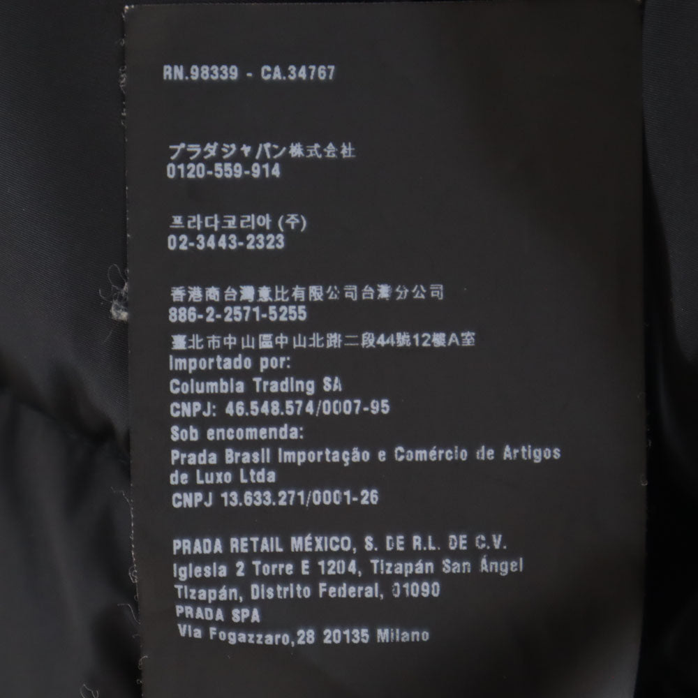 PRADA SPORTS プラダスポーツ 29W150 ダウンジャケット 40 ブラック レディース