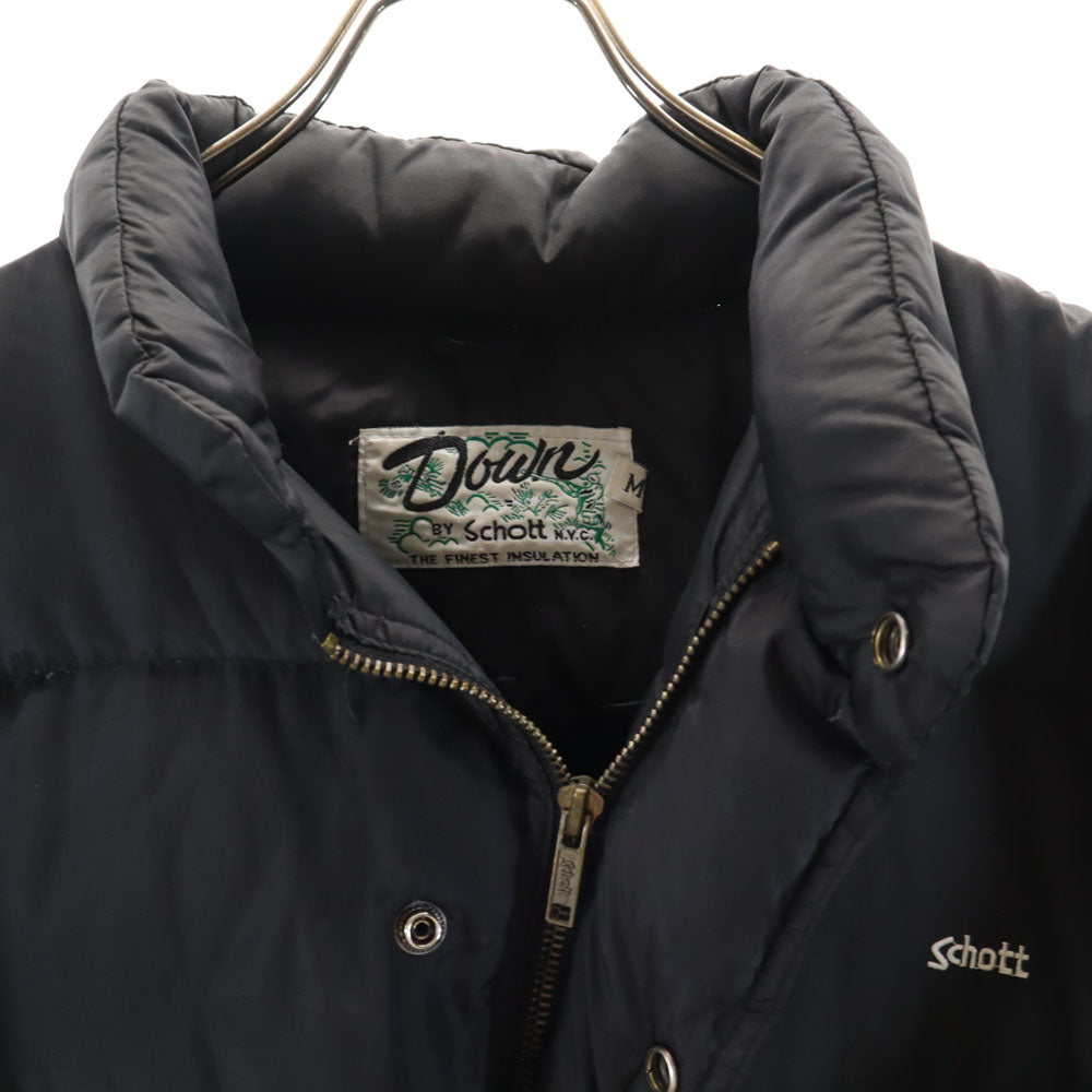 ショット ダウンジャケット M ブラック schott メンズ