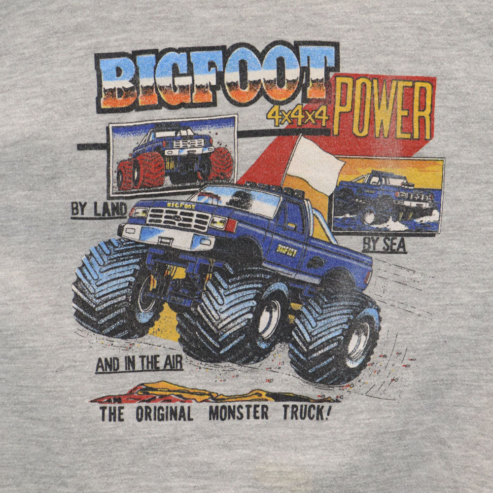 Steinwurtzel 90s USA製 オールド モンスタートラック 長袖 スウェット トレーナー XL グレー 裏起毛 メンズ