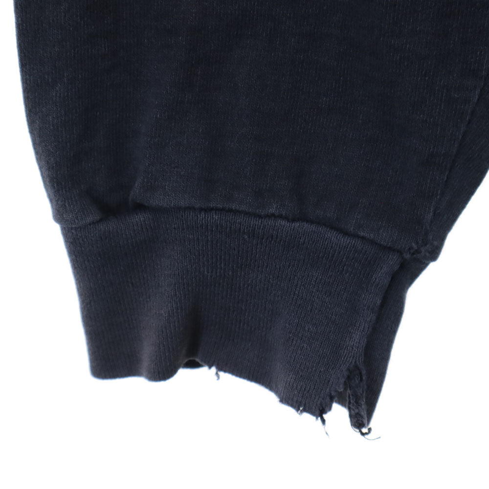 エルエーギア 90s USA製 オールド バックプリント 長袖 シングルステッチ Tシャツ L ブラック ロンT メンズ