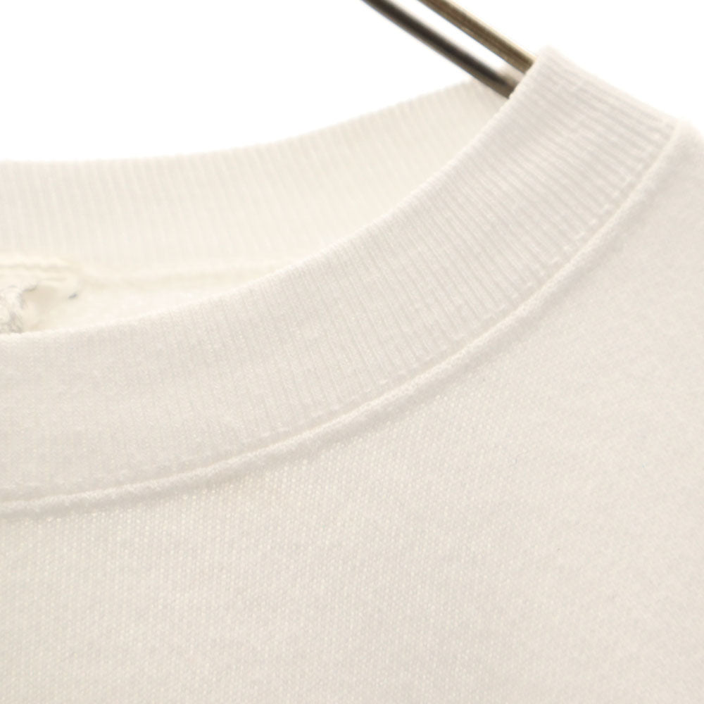 PEANUTS ピーナッツ 90s USA製 オールド スヌーピ柄 長袖 スウェット トレーナー L ホワイト 裏起毛 メンズ