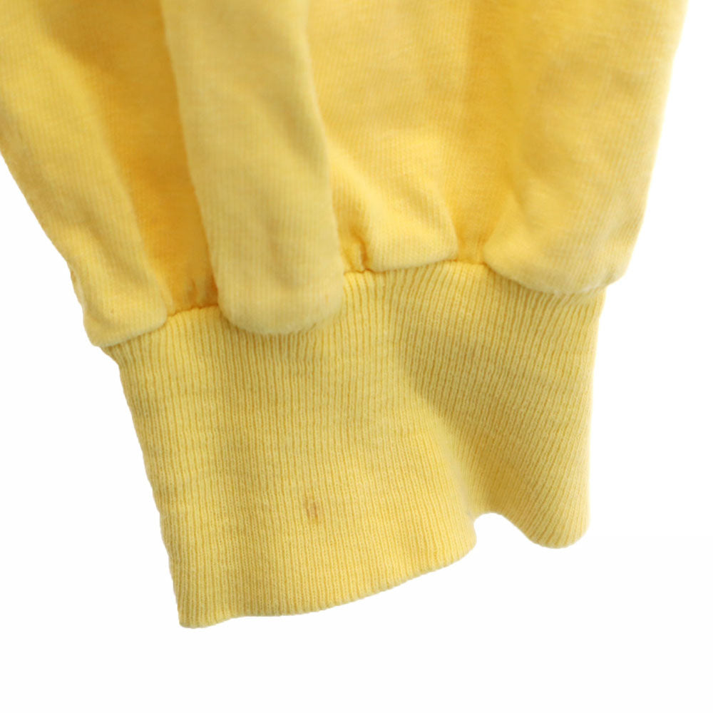 ハーレーダビッドソン 2008年コピーライト 00s バックプリント 長袖 袖プリント Tシャツ イエロー HARLEY DAVIDSON ロンT メンズ