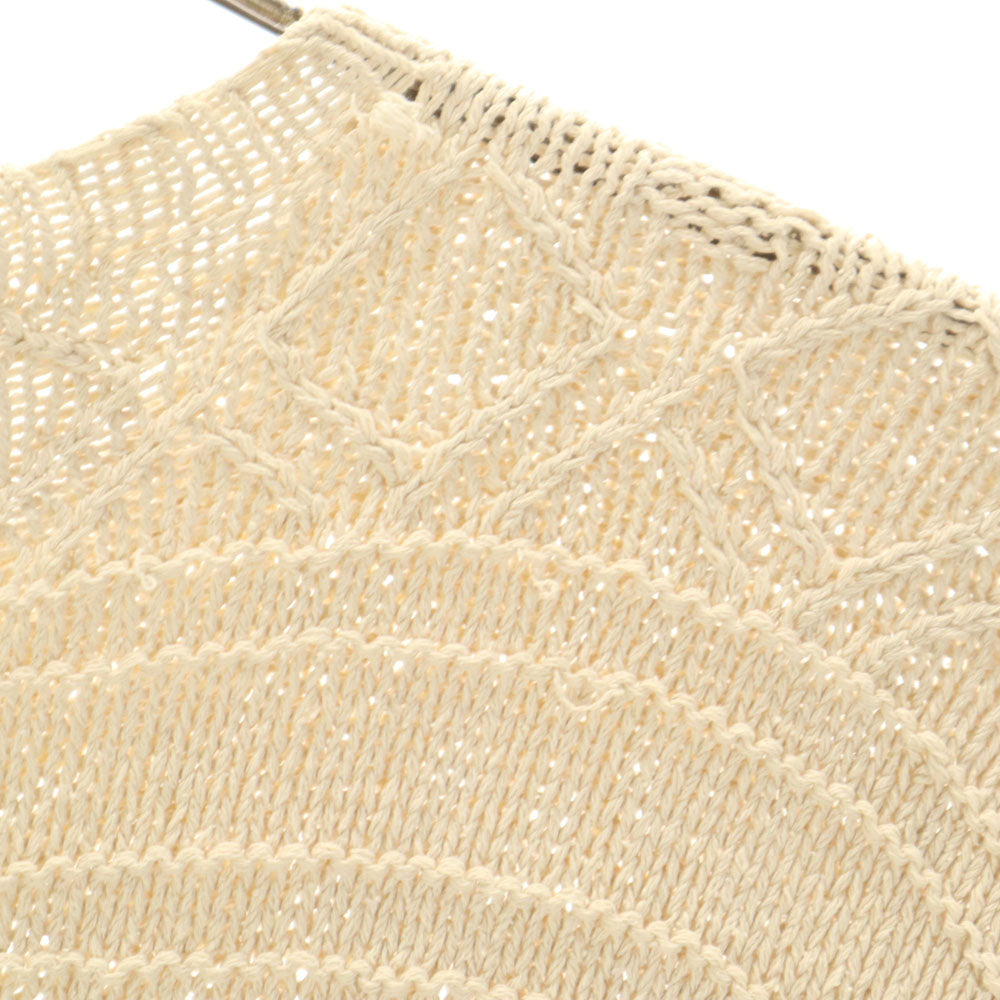 Polo by Ralph Lauren ポロバイラルフローレン 90s シルク オールド 長袖 ハンド ニット L ベージュ メンズ