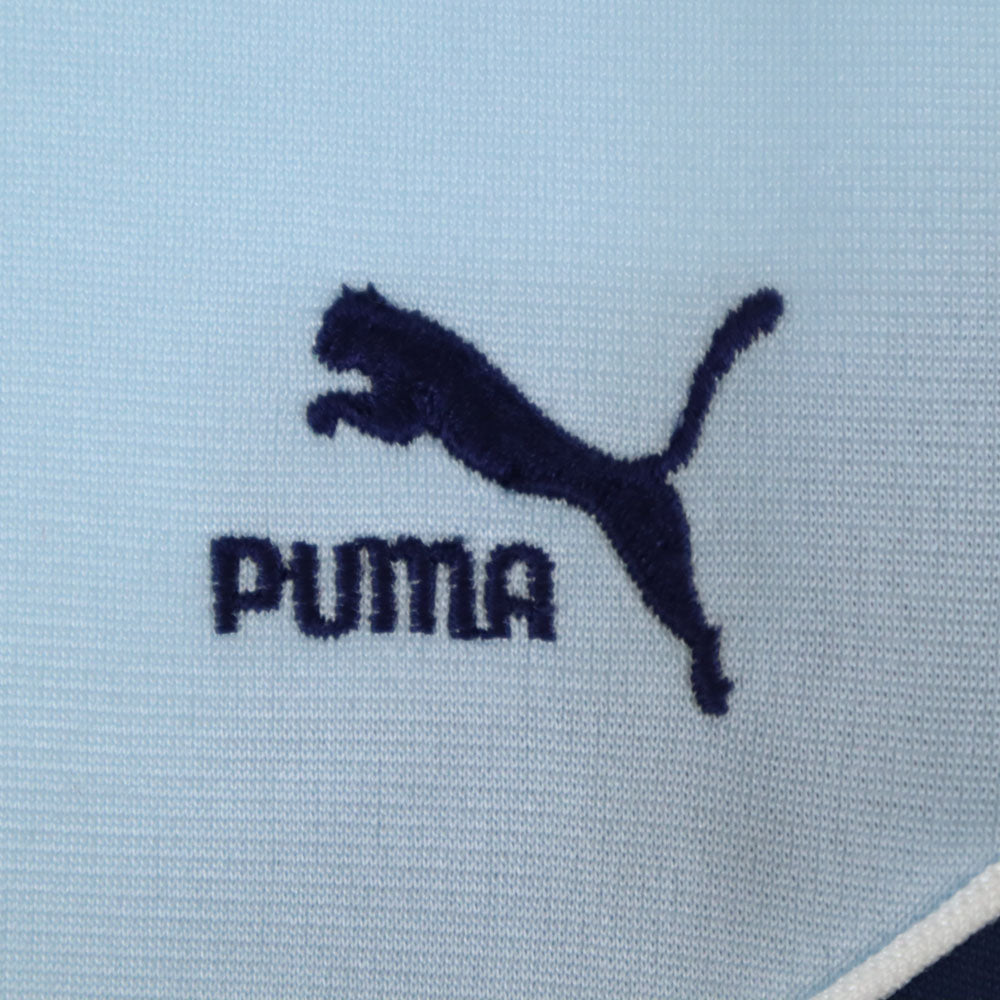 PUMA プーマ 80s 90s オールド 長袖 ジャージ ジップパーカー 4 ネイビー 他 メンズ
