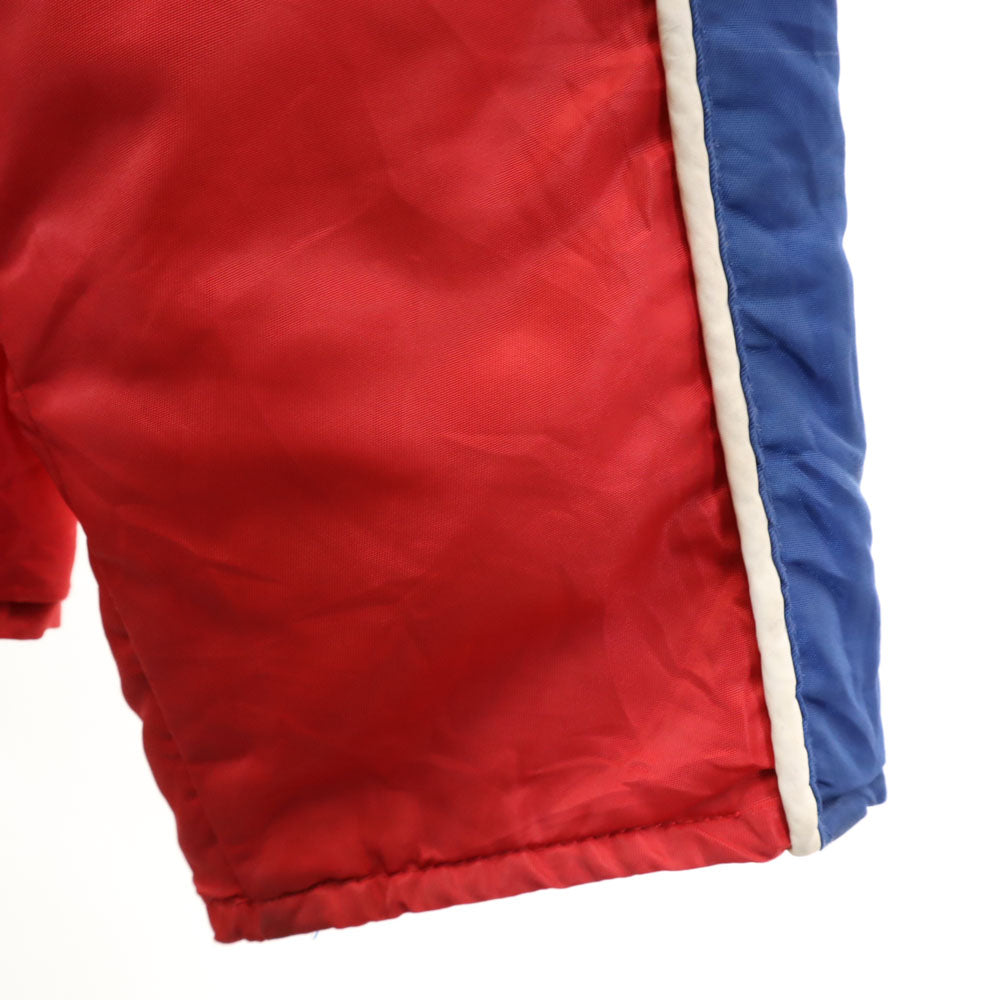 カワサキ 70s 80s ヴィンテージ ナイロンジャケット L ブルー 裏キルティング メンズ