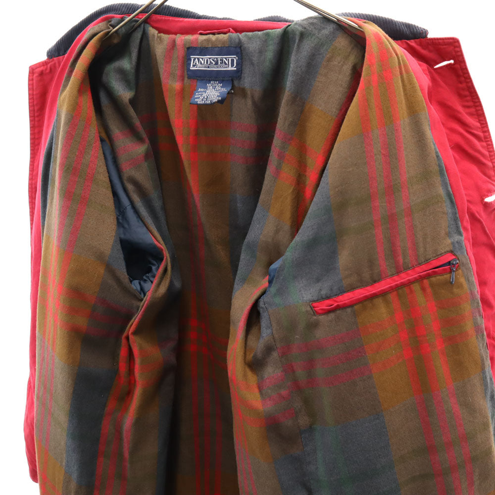 LANDS' END ランズエンド 90s オールド ハンティングジャケット M レッド メンズ