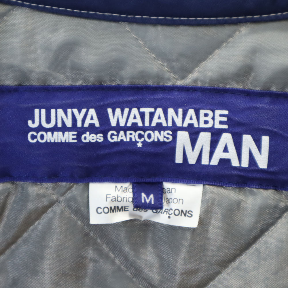 ジュンヤワタナベコムデギャルソンマン 2016年 日本製 チェック柄 中綿ジャケット M ネイビー 他 JUNYA WATANABE COMME des GARCONS MAN メンズ