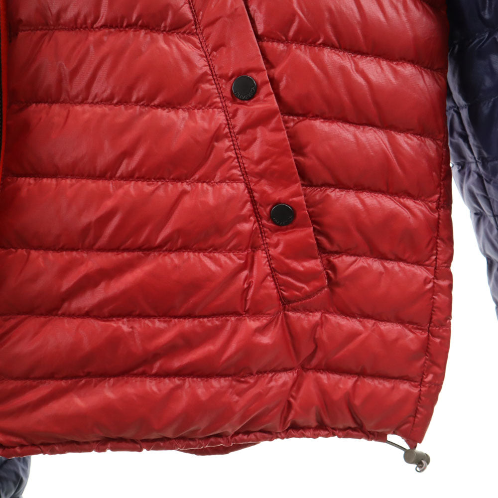 DUVETICA デュベティカ ダウンジャケット 56 赤×ネイビー メンズ