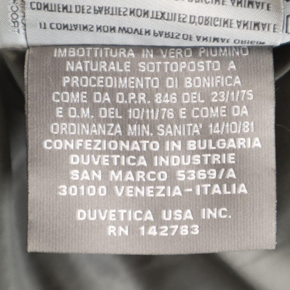 DUVETICA デュベティカ ダウンジャケット 56 赤×ネイビー メンズ