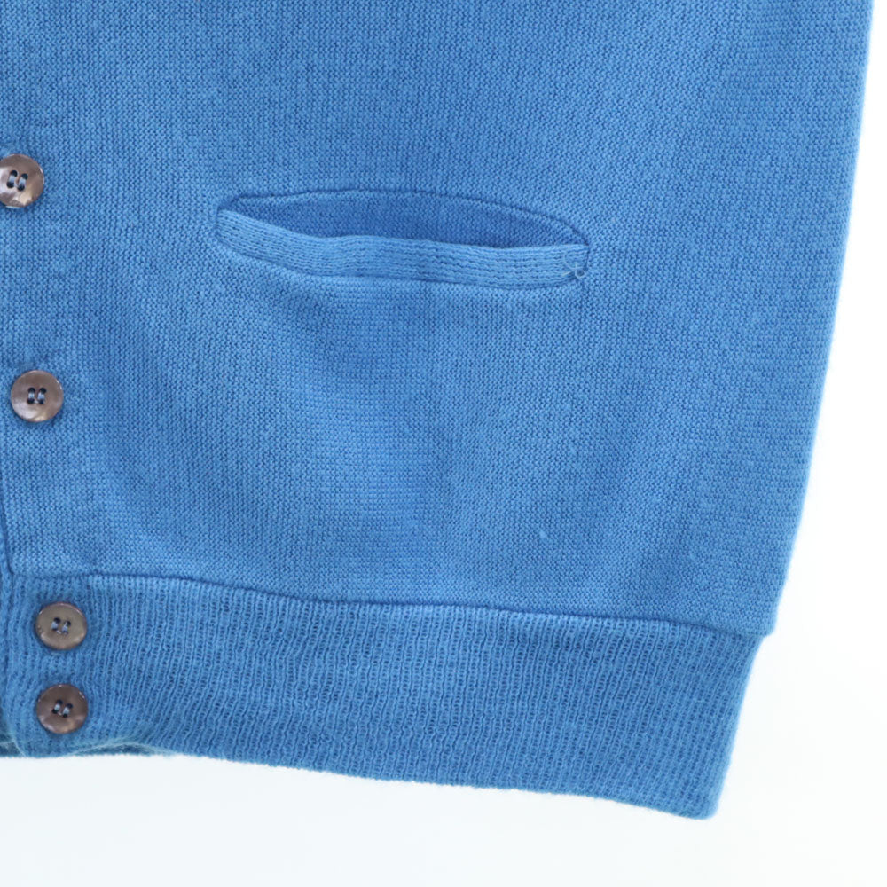 キングスロード 70s ヴィンテージ シアーズ 長袖 カーディガン M ブルー系 KINGS ROAD メンズ Sears シアーズ 70s キングスロード ヴィンテージ 長袖 ニット