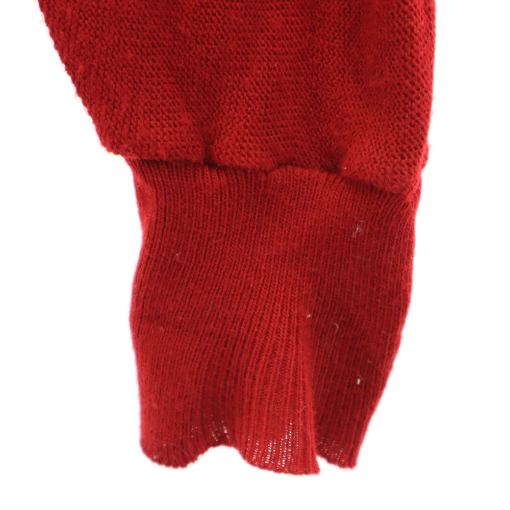 Jantzen ジャンセン 80s 90s USA製 オールド 長袖 ニットカーディガン L レッド系 メンズ