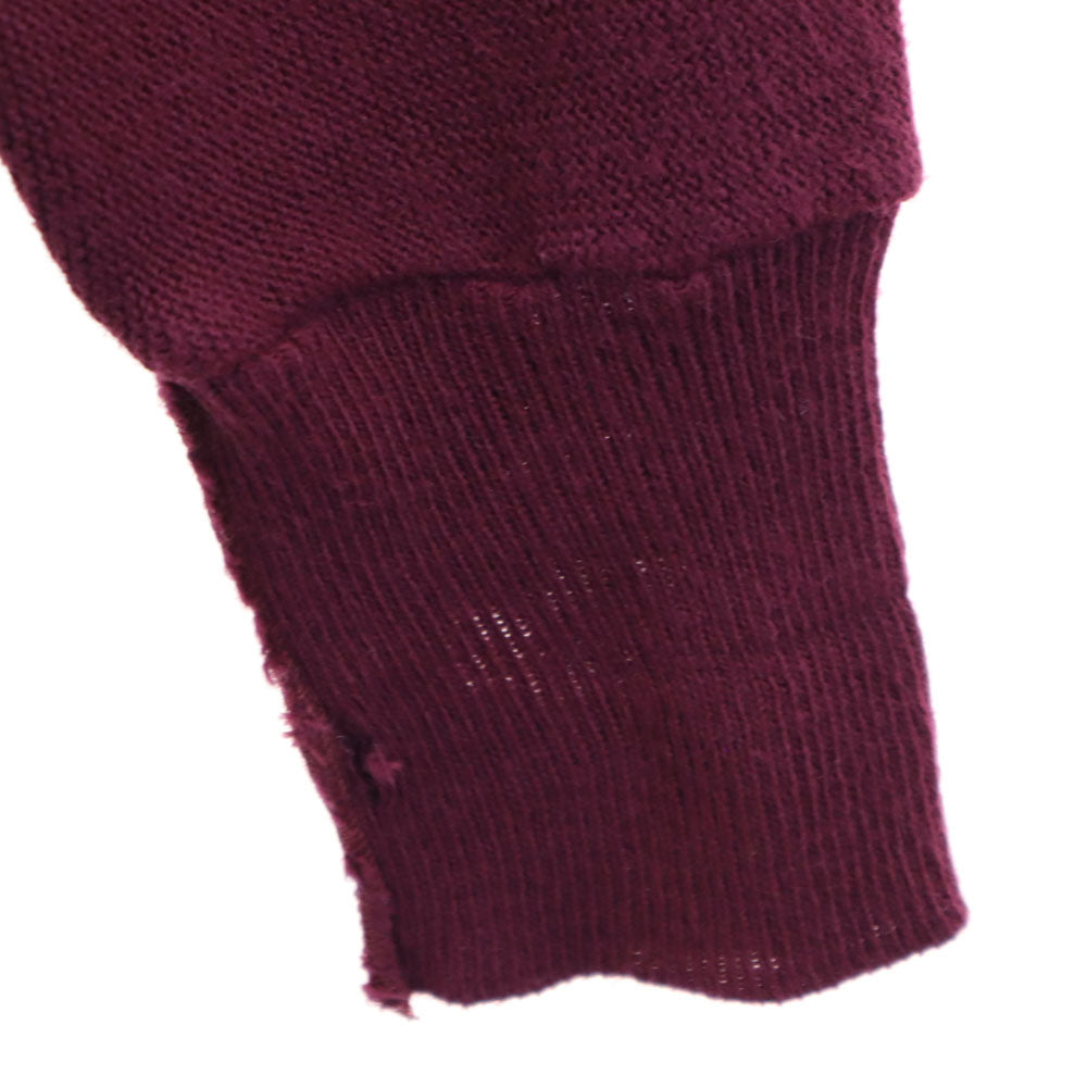 IZOD アイゾット 90s オールド 長袖 ニットカーディガン L パープル系 メンズ