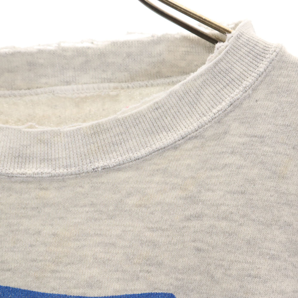 Warner Bros ワーナーブラザーズ 90s オールド ワーナーブラザーズ タズマニアンデビル 長袖 スウェット トレーナー ライトグレー メンズ