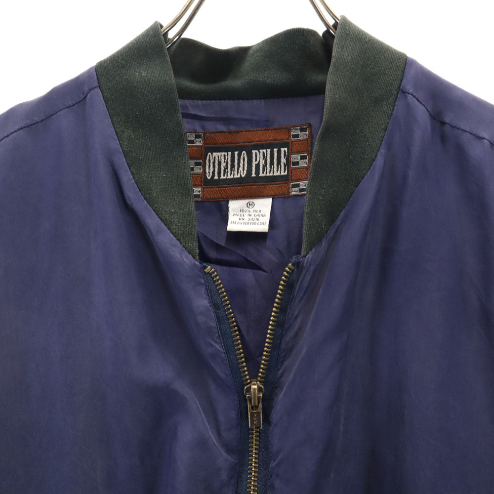 OTELLO PELLE 90s オールド ブルゾン M ネイビー 他 ジャケット メンズ