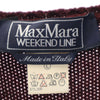 マックスマーラウィークエンド ウールブレンド イタリア製 長袖 セーター L パープル系 MAX MARA Weekend ニット メンズ