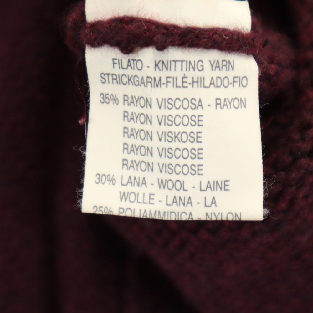 マックスマーラウィークエンド ウールブレンド イタリア製 長袖 セーター L パープル系 MAX MARA Weekend ニット メンズ