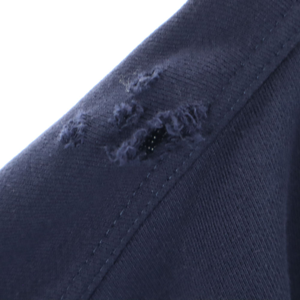 NAUTICA ノーティカ 90s オールド 長袖 ハーフジップ スウェット L ネイビー プルオーバー メンズ