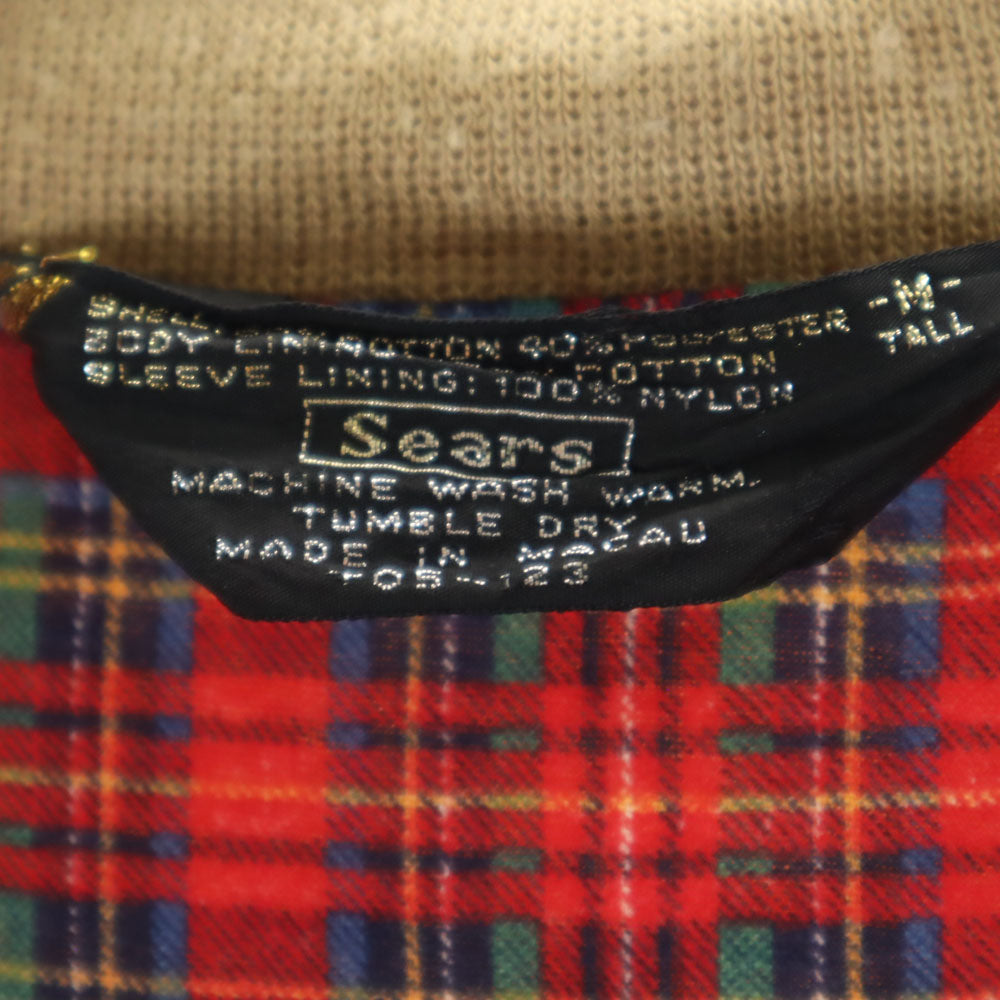 Sears シアーズ 70s ヴィンテージ スイングトップ M ベージュ ハリントンジャケット メンズ