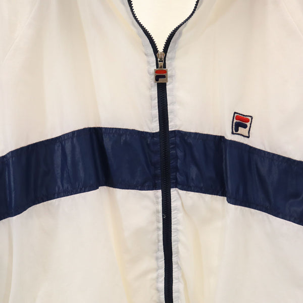 フィラ 80s イタリア製 ヴィンテージ ブルゾン 50 ホワイト 他 FILA ジャケット メンズ