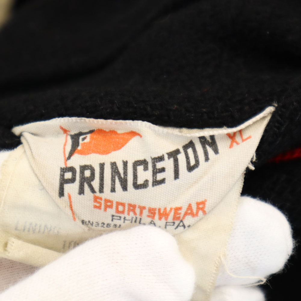 プリンストン 70s ヴィンテージ リバーシブル スタジャン XL ブラック メンズ