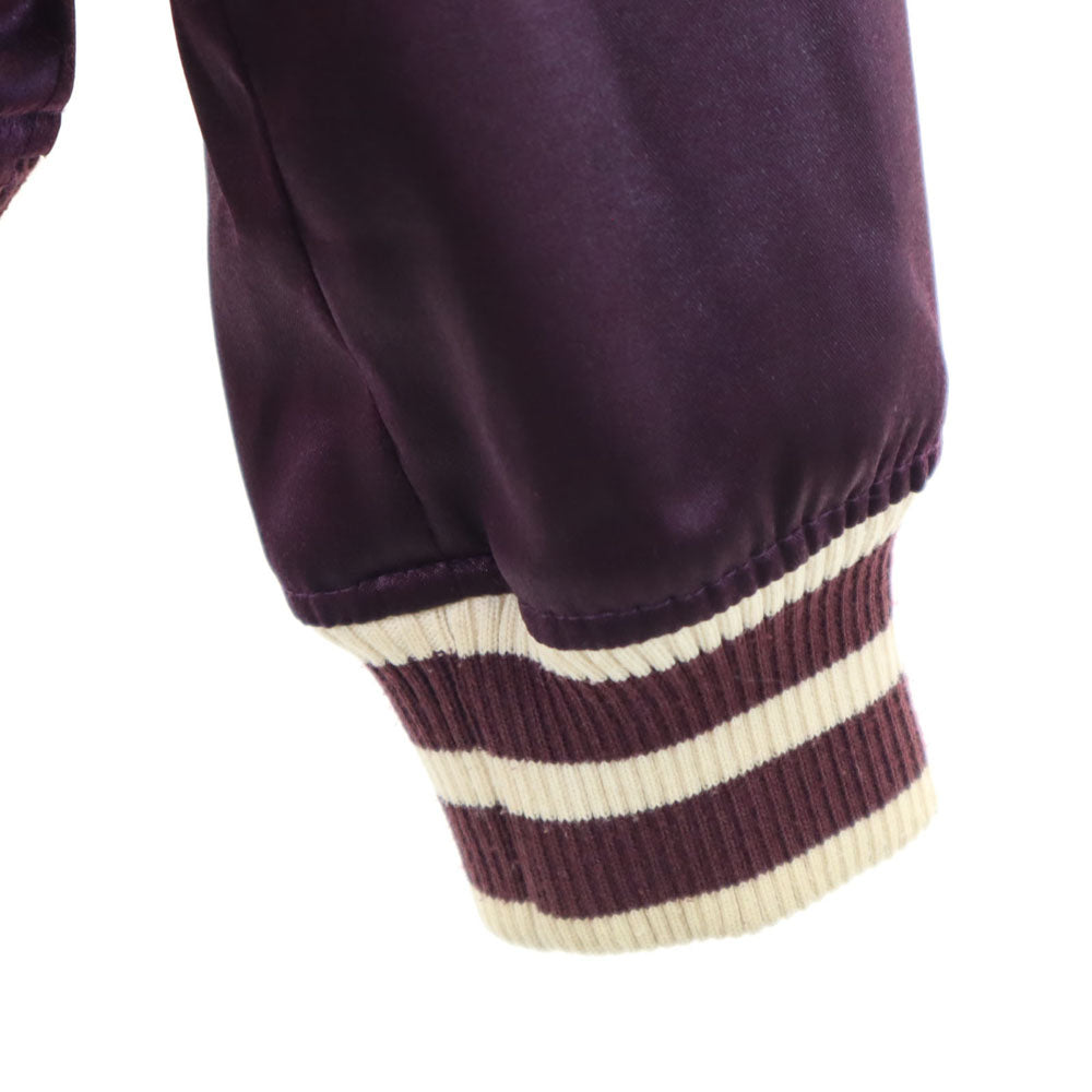 WORLD WIDE LOVE ワールドワイドラブ スカジャン 1 パープル 裏メッシュ メンズ