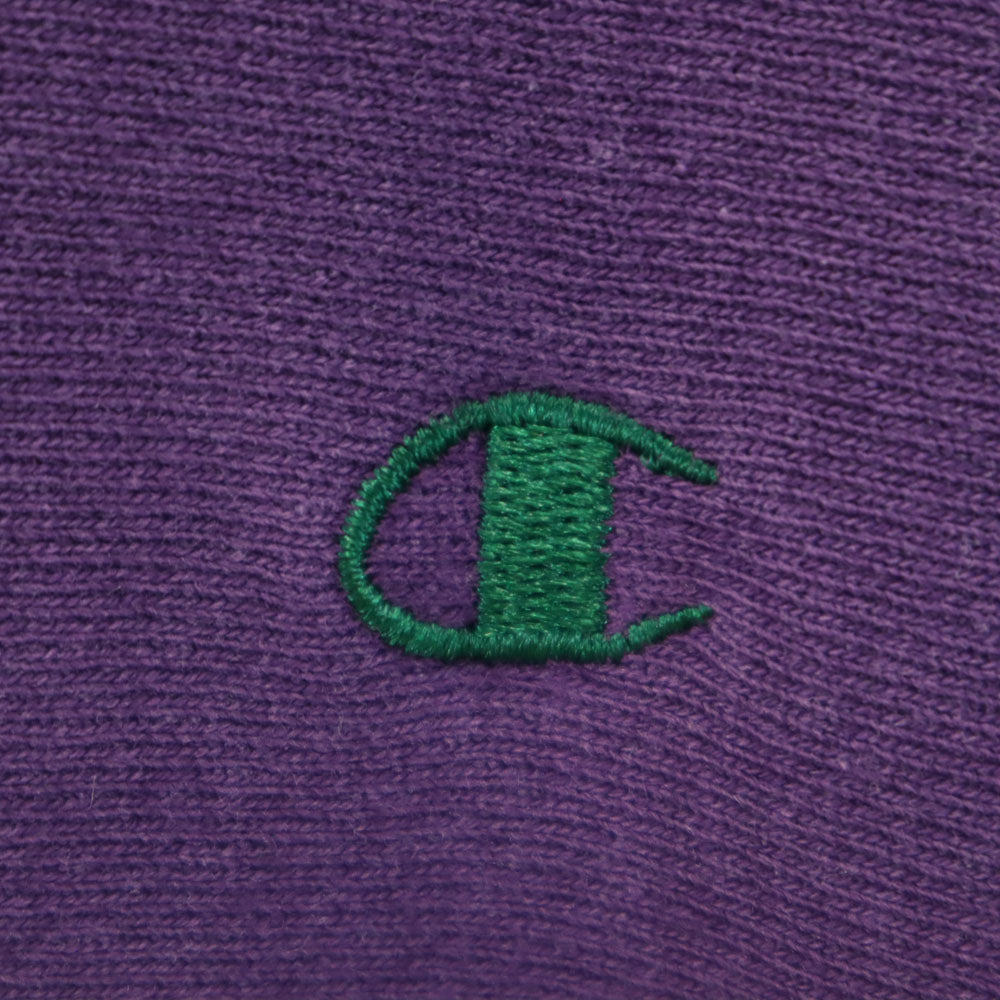 Champion チャンピオン 90s USA製 オールド 刺繍タグ 長袖 リバースウィーブ スウェット トレーナー XXL パープル 他 ビッグサイズ メンズ