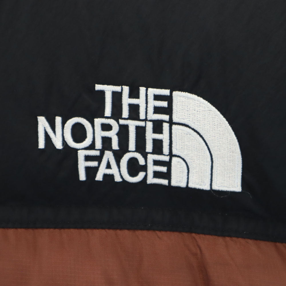 THE NORTH FACE ノースフェイス ND92338 ヌプシ ダウンベスト L ブラウン 他 ツートンカラー、アウトドア メンズ