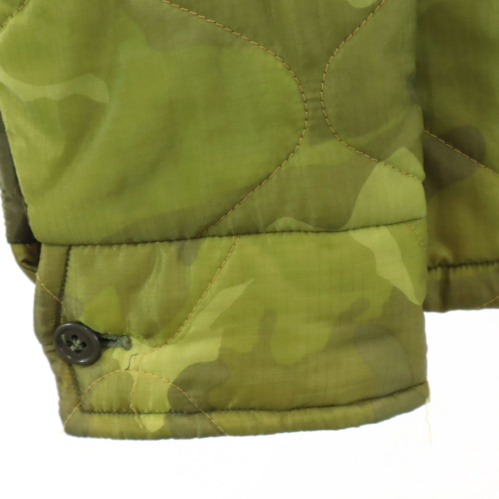 東洋エンタープライズ トーヨーエンタープライズ TT10728 マップ刺繍 迷彩ベトジャン キルティングジャケット M カーキ スーベニア メンズ